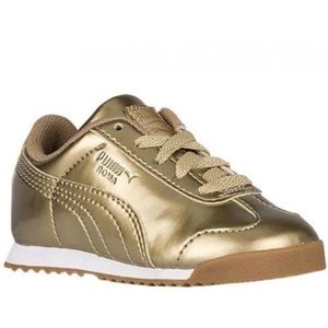 TODDLER PUMA ROMA GOLD SIZE 4UK | 5C US